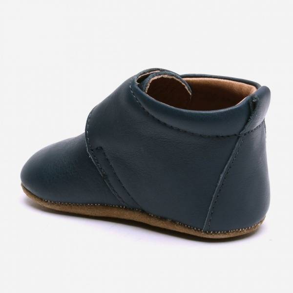 Bisgaard, tøfler velcro stjerne, navy