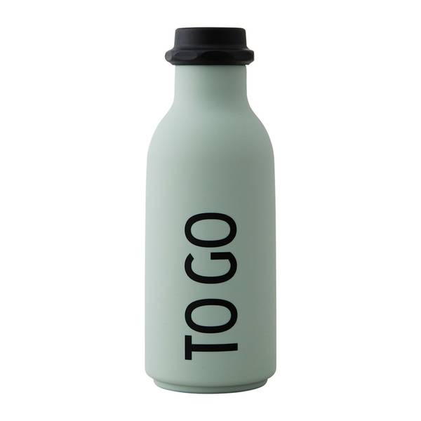 Design Letters, To go drikkeflaske soft green