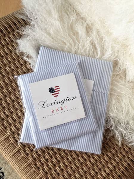 Lexington blue stripe baby putevar 35X40