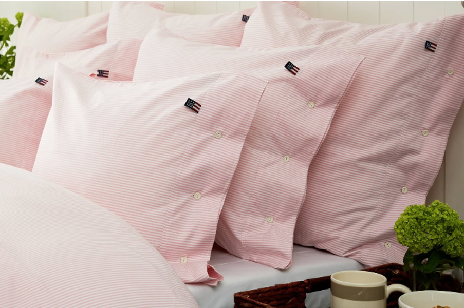 Lexington pin point pink stripet putevar 50X70