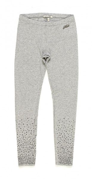 Met, leggy grå tights med bling