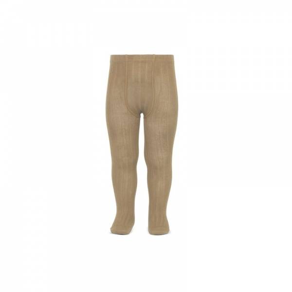 Condor  strømpebukse rib camel