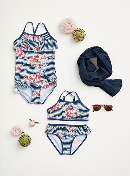 Creamie, bikini UPF50+ dress blues