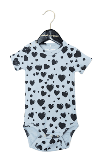  Mini rodini, heart body blue