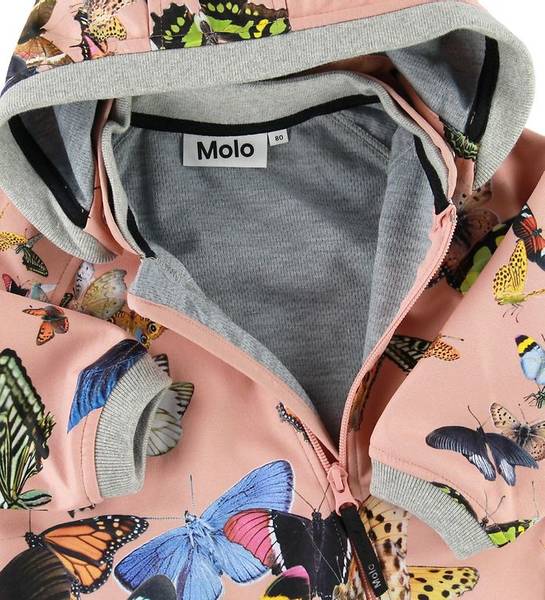 Molo, Hill flying butterflies softshelldrakt