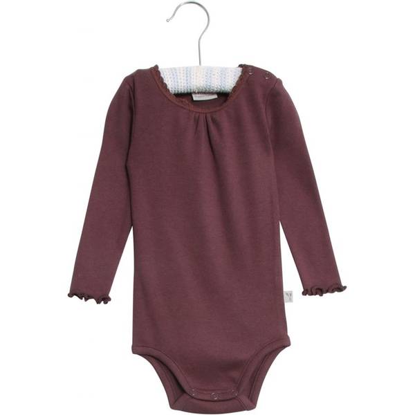 Wheat, body rib lace soft eggplant