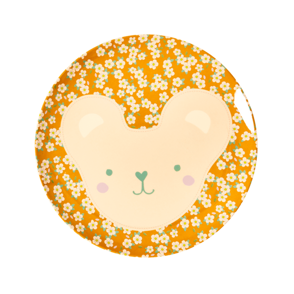 Rice, barnetallerken animalprint