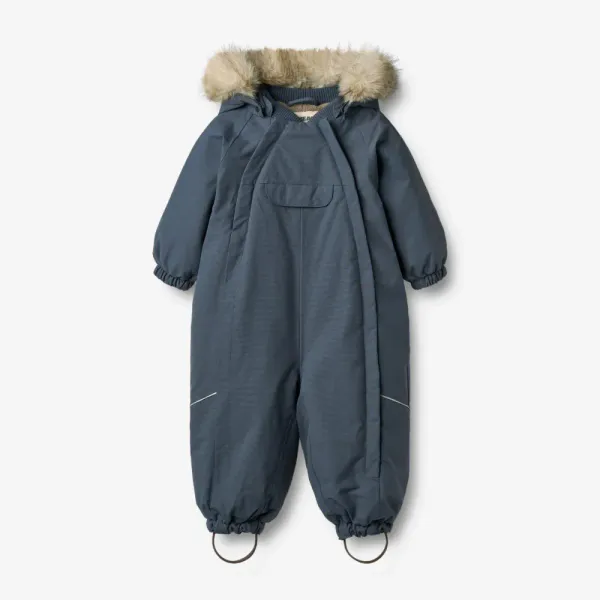 Wheat vinterdress Nickie tech greyblue