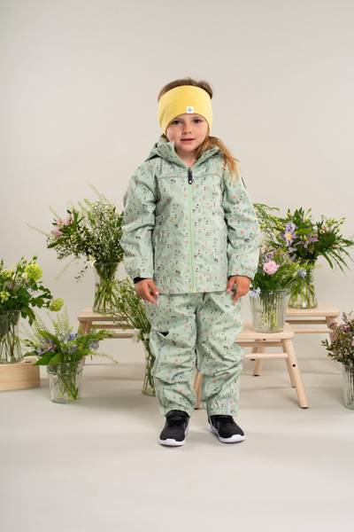 Gullkorn design,  Clover 2lags jakke soft gr&oslash;nn