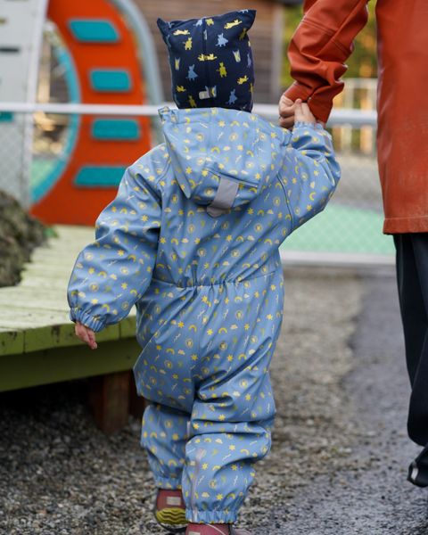 Kattnakken , Babyregndress dugg myk bl&aring;