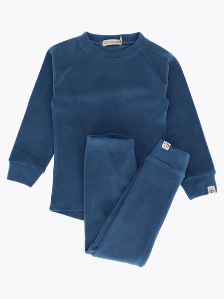 Gullkorn design, Jona fleece-sett stormbl&aring;
